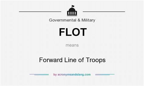 FLOT - Forward Line of Troops in Governmental & Military by ...