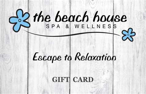 Online Gift Cards | The Beach House Spa