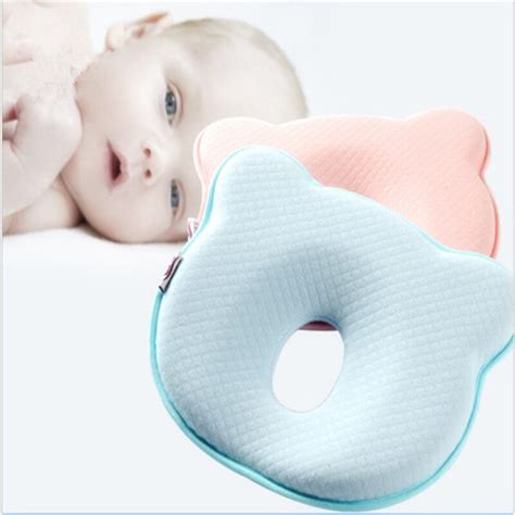 1PC Polyester Fiber Baby Shaping Pillow Prevent Flat Head Newborn Room ...