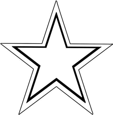 Outline Gold Star - ClipArt Best