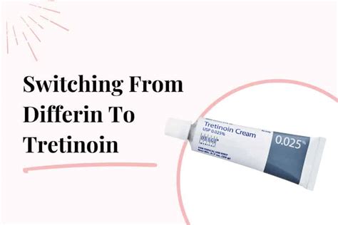 Switching From Differin To Tretinoin? Here's What To Expect - The ...