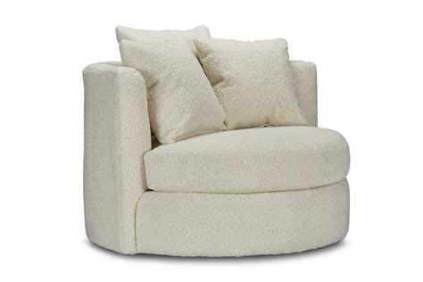 Vera Cuddler Sherpa Swivel Chair - Modern Cuddler Accent Chair | Apt2B