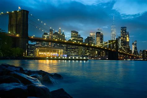 Brooklyn Bridge Skyline Manhattan, USA