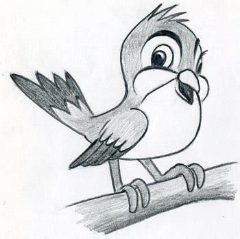 Learn To Draw Cartoon Bird – very simple, in few easy steps.