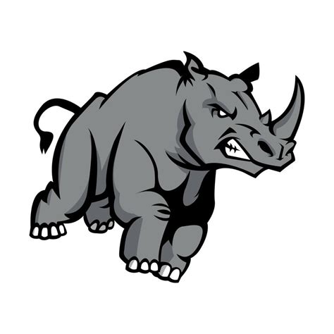 Rhino Animal Vector Illustration Design 17259177 Vector Art at Vecteezy