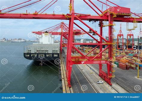 Port Durban editorial stock image. Image of poop, rudder - 99741714