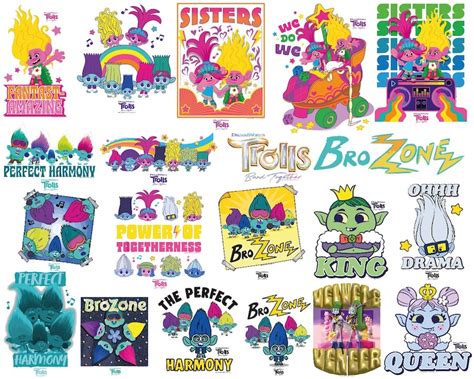 Trolls Band Together Movie 2023 Png, Quenn Poppy Png, Trolls Band ...