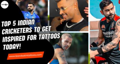 Top 5 Indian Cricketers To Get Inspired For Tattoos Today! - Lizard's ...