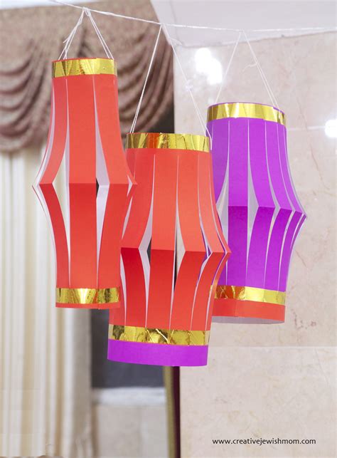 Chinese Style DIY Paper Lanterns Make Perfect Party Decorations - creative jewish mom