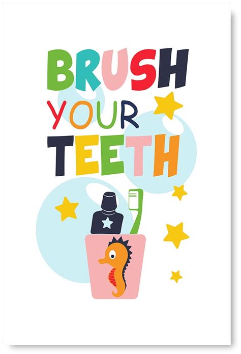 Brush Your Teeth Poster