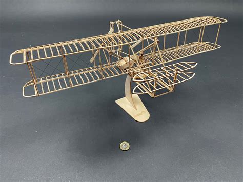 DW WRIGHT FLYER 500MM 1:18 SCALE STATIC BALSA MODEL KIT - West London ...