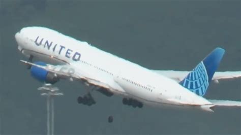 United Airlines' Boeing Flight's Wheel Falls Off After Take-Off In San ...