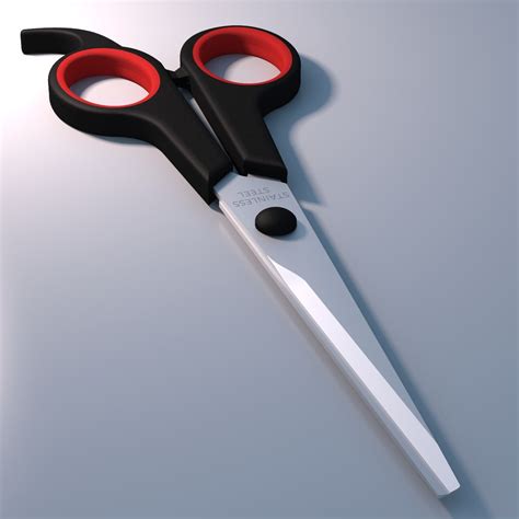 3d Model Of Realistic Scissors