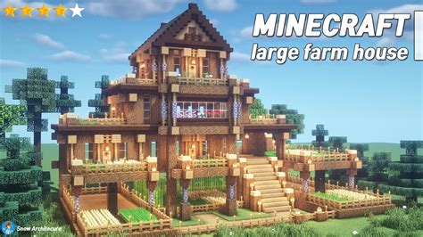 Minecraft Farm House Tutorial