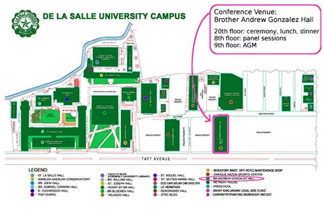 La Salle Campus Map - Map Of Florida