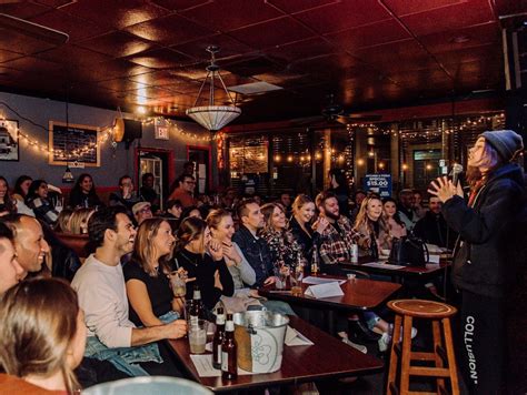 Go to a stand-up comedy show in a speakeasy with $4 drinks