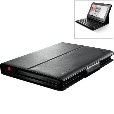 Lenovo ThinkPad Tablet Keyboard Folio Case (Black) 0A36370 B&H