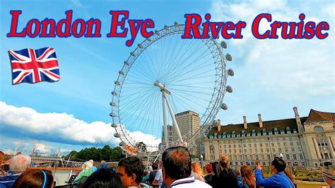 London Eye River Cruise, a relaxing cruise down the Thames. - YouTube