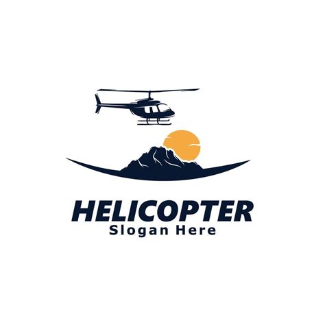 Helicopter template logo design 45936638 Vector Art at Vecteezy