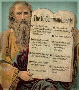 MOSES TEN COMMANDMENTS