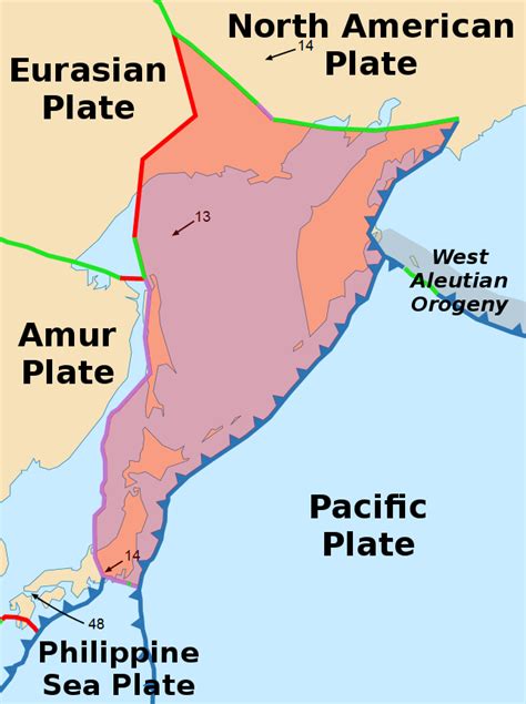 Okhotsk microplate - Wikipedia