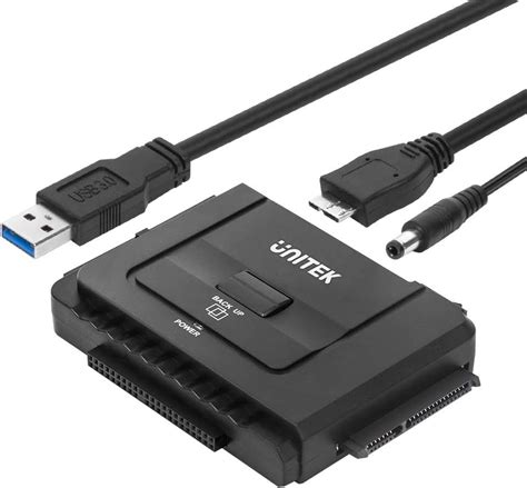 UNITEK Y-3322 - Unitek Converter USB 3.0. to IDE+SATA with On/Off Switch, Y-3322: Amazon.co.uk ...