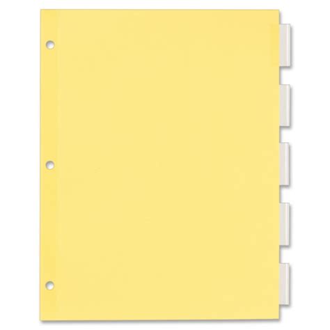 Avery Office Essentials Economy Insertable Tab Dividers - LD Products