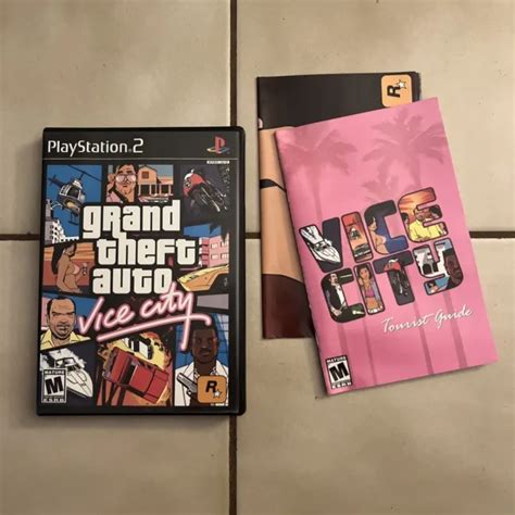 GRAND THEFT AUTO Vice City (Sony PlayStation 2) PS2 Game Map CIB & Tested ! $29.95 - PicClick