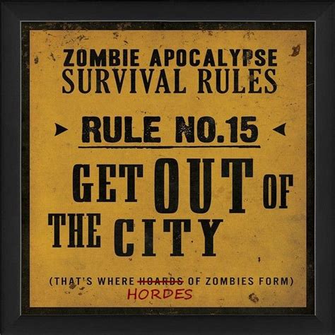 Fixing a Cool Sign: Zombie Apocalypse Survival Tips