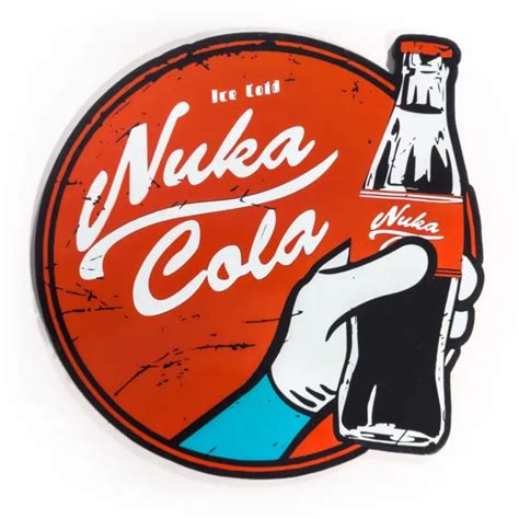 LARGE WOODEN NUKA Cola Logo Video Game Wall Art Collectable £47.30 ...