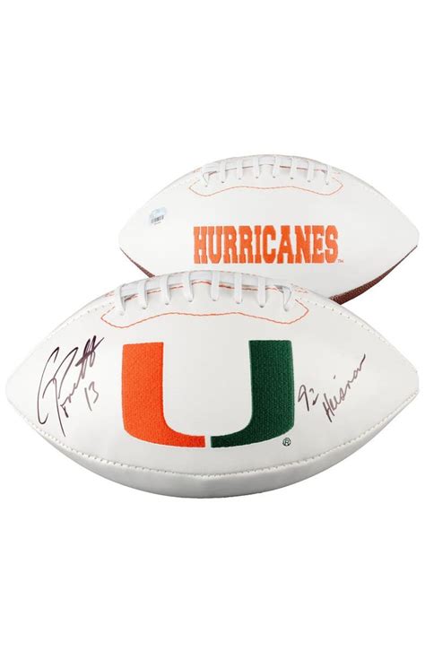 FANATICS AUTHENTIC Gino Torretta Miami Hurricanes Autographed White ...