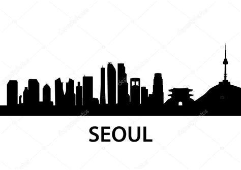 Skyline Seoul — Stock Vector © unkreatives #36418033