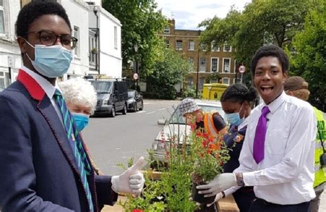 Green fingered staff and students at Archbishop Tenison’s school by The Oval cricket ground get ...