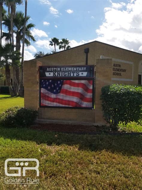 School Marquee Signs | LED School Signs | Golden Rule Signs