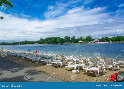 Lake Ada Ciganlija, Belgrade, Serbia Editorial Photo | CartoonDealer ...