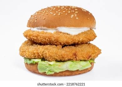 Double Chicken Burger Ketchup Royalty-Free Images, Stock Photos ...