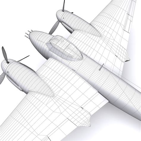 3D model dh mosquito bomber fb - TurboSquid 1343394