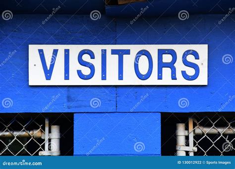 Baseball Dugout stock photo. Image of visitors, vistors - 130012922