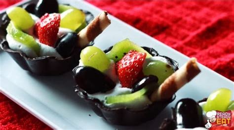 Chocolate Fruit Cups Recipe ~ Easy Kidz Recipes