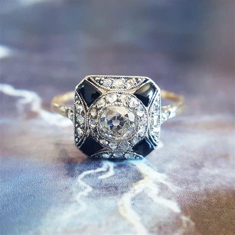 Antique Engagement Ring Edwardian Engagement Ring Vintage