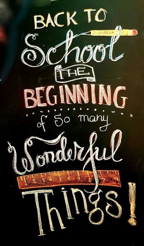 7 Back to school chalk board ideas | school chalkboard, school ...