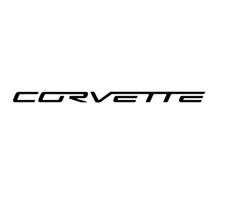 Corvette 2005-2013 CORVETTE Script Decal