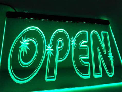 Open Sign - neon sign - LED sign - shop - What's your sign?