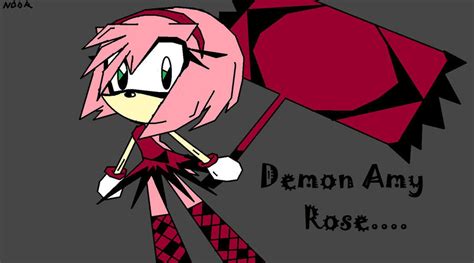 demon amy rose by diomond321 on DeviantArt