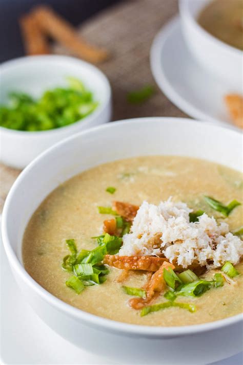 Crab Egg Drop Soup {with Asparagus} | Bake It With Love