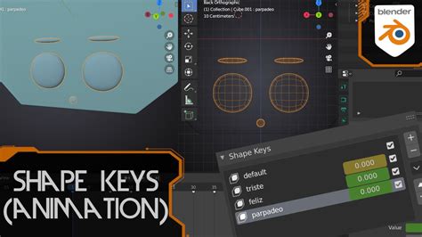 Shape Keys en Blender - Tutorial Blender - YouTube