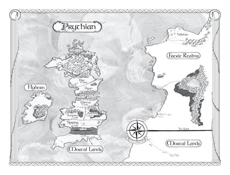 Book Stuff: A Court of Thorns and Roses - Map: Prythian