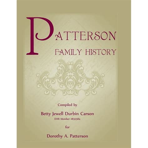 Patterson Family History (Paperback) - Walmart.com