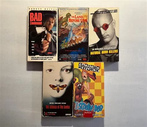 VHS LOT OF (5) Scooby Doo, The Land Before Time, The Silence Of The Lambs $24.99 - PicClick