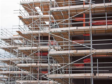 Scaffolding framework stock image. Image of block, platform - 45522887